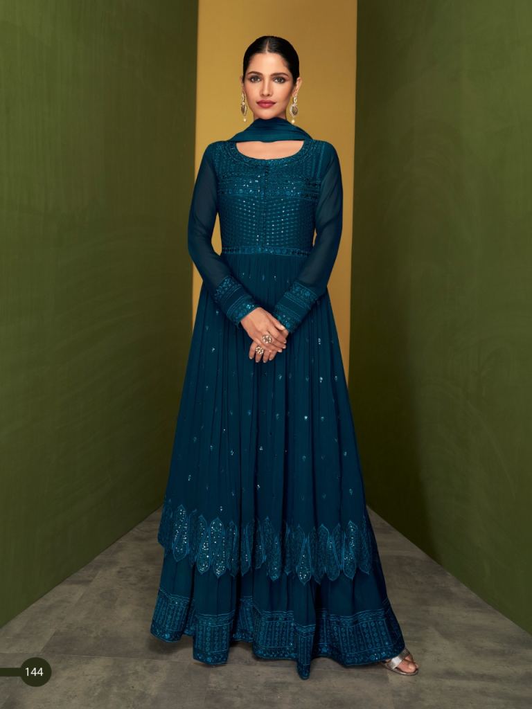 Aarekhi 144  Georgette  Embroidery Festive Wear Salwar suits  collection 