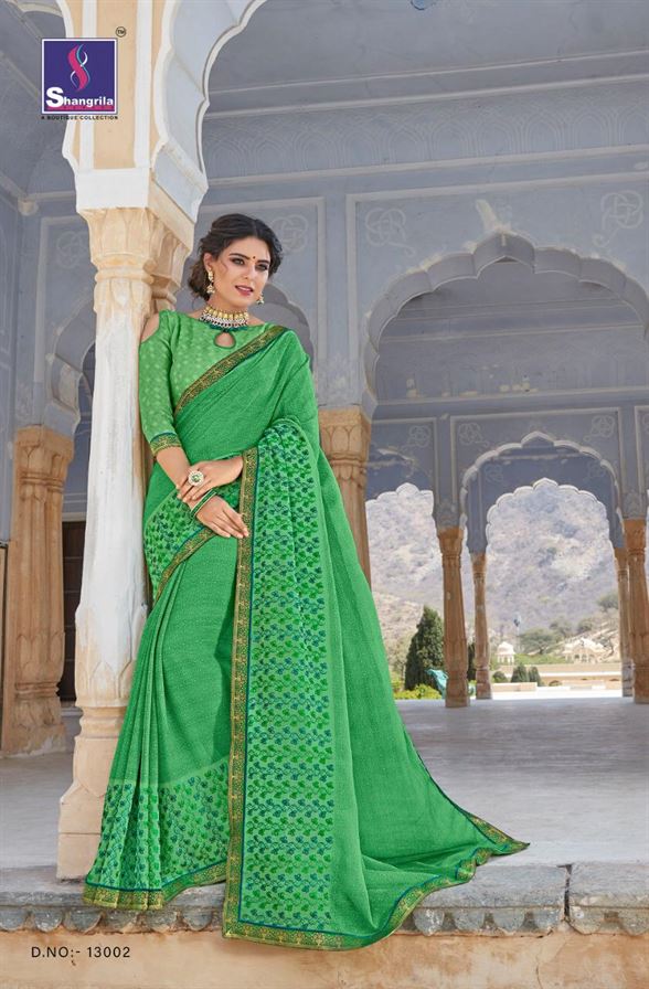 AAROHI SHANGRILA PRINTED  SAREES SET 