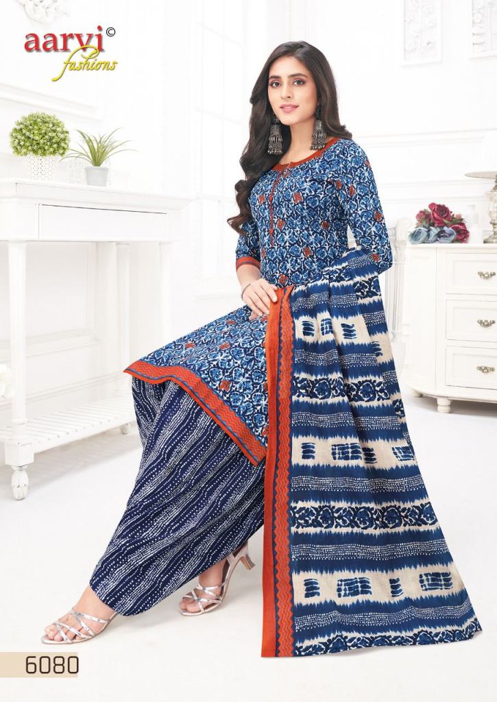 Aarvi Special Patiyala vol  18 Cotton wholesale Dress Material  