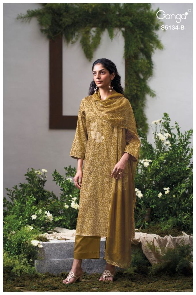 Aarvika Cotton Satin Embroidered Salwar Kameez