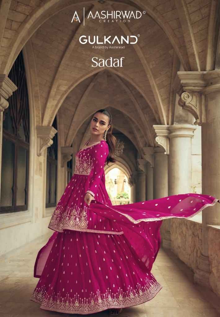 Aashirwad Creation Sadaf Wedding Wear Salwar Suits