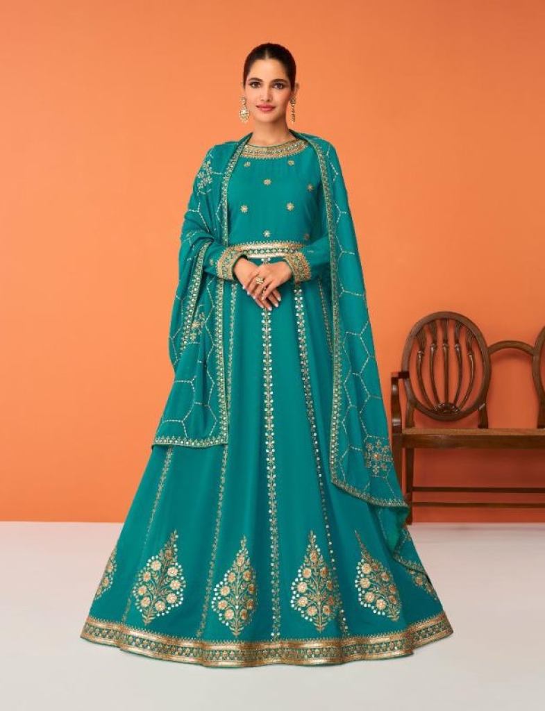 Aashirwad Gulkand Jasleen Georgette Designer Anarkali  Salwar suits 