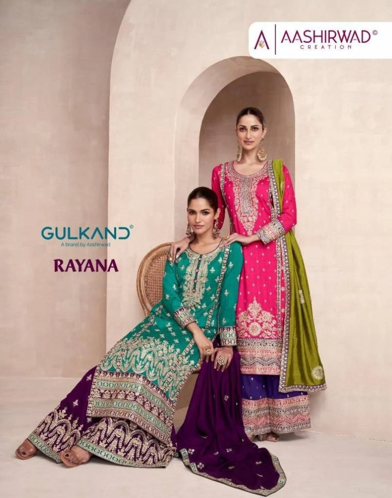 Aashirwad Gulkand Rayana Premium Silk Designer Salwar Suits