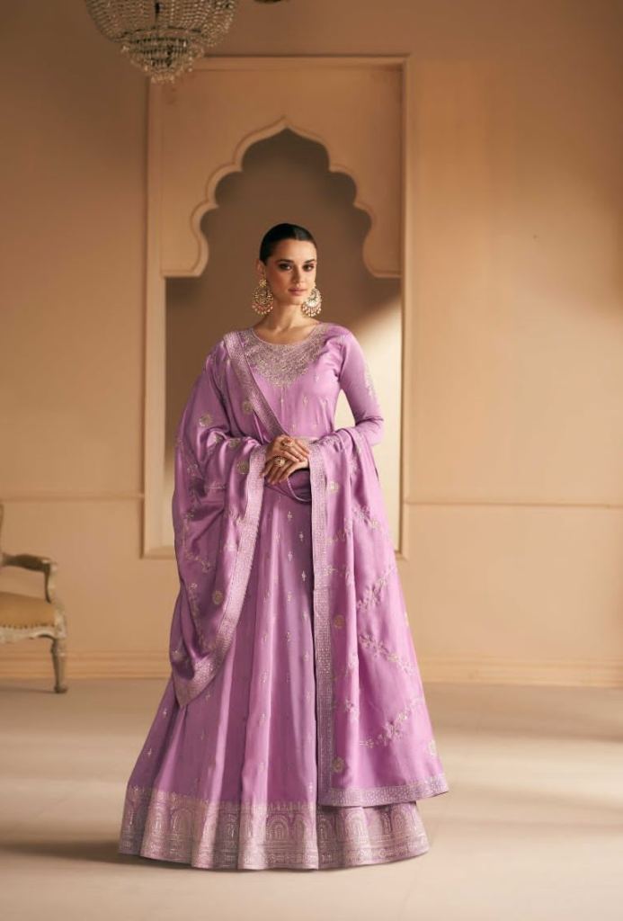 Aashirwad Gulkand Safar Designer Gown With Dupatta Collection 