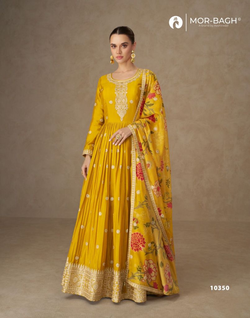 Aashirwad Mor Bagh Anmol Embroidered Gown