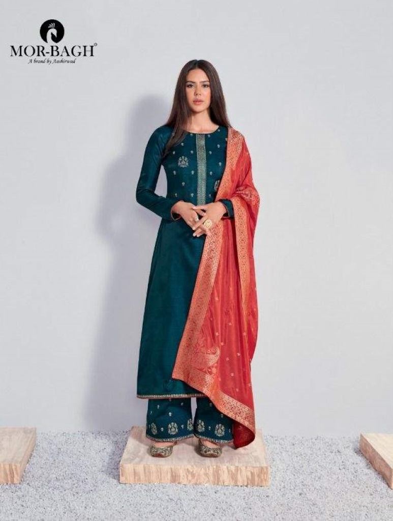 Aashirwad Mor Bagh Chitarkari Designer Salwar suits catalog 