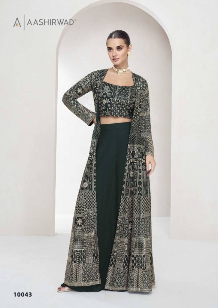 Aashirwad Nitya 10043 Fancy Indo Western 