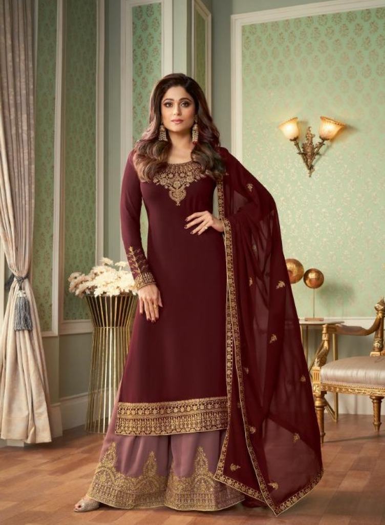 Aashirwad Superb Georgette  Designer Salwar suits Catalogue