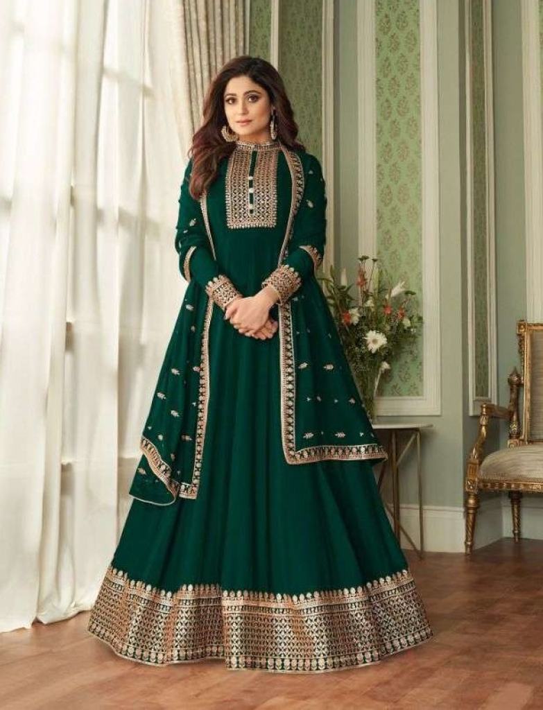 Aashirwad Vihana Georgette With Embroidery Work Readymade Salwar Kameez Catalog 