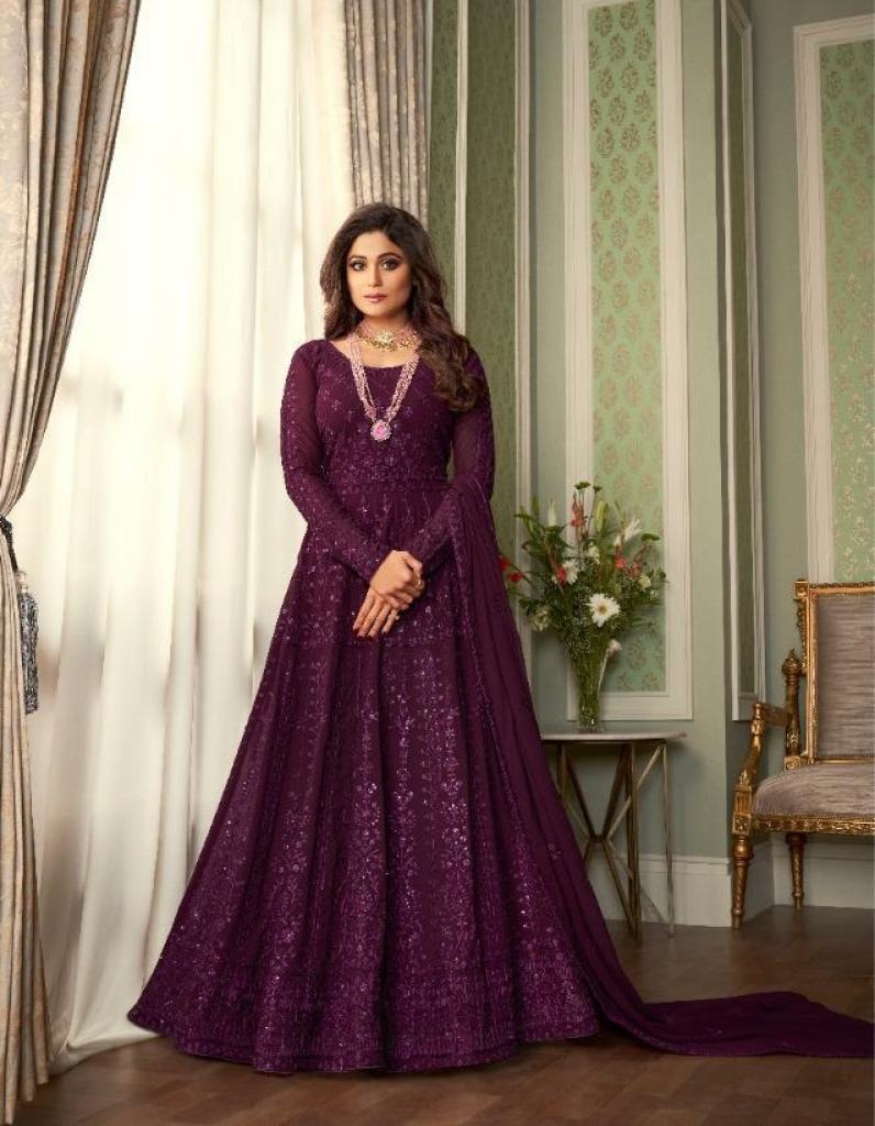Aashirwad presents Avni 8385 Series Embroidery Salwar Kameez Collection