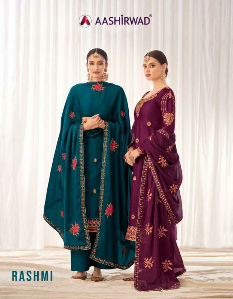 Aashirwad presents Rashmi 8358 Series  Salwar Kameez Collection