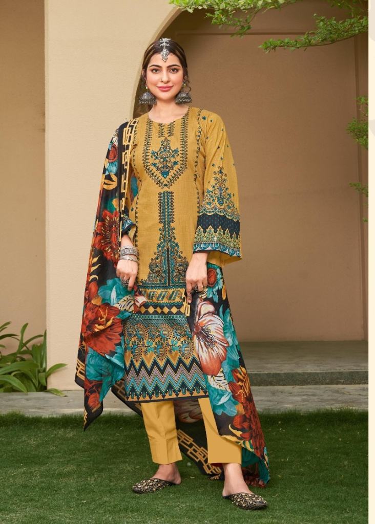 Abc Nazakat  Lawn cotton Exclusive Designer Dress Material collection 