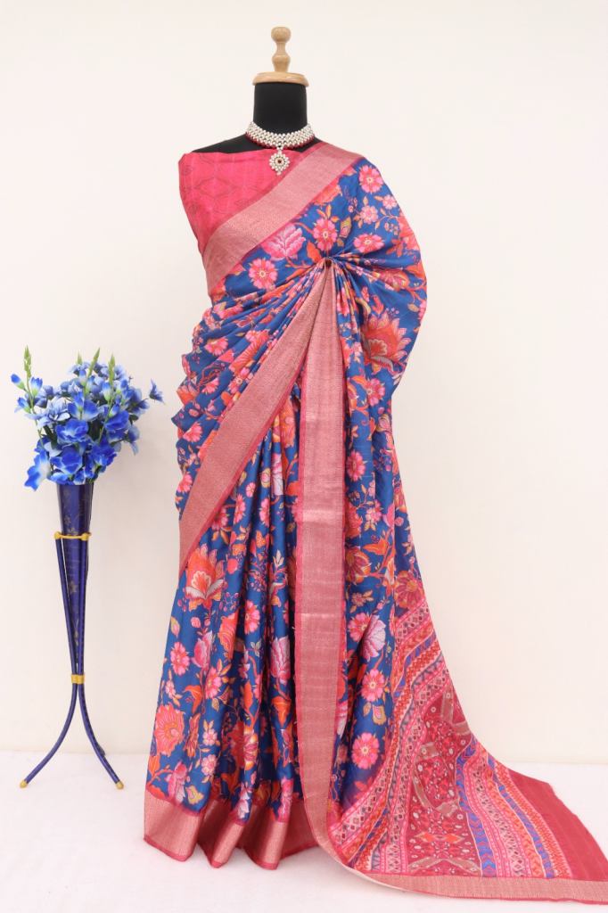 Aditi Jalpa Sarees Lichi Jacquard Silk Saree 