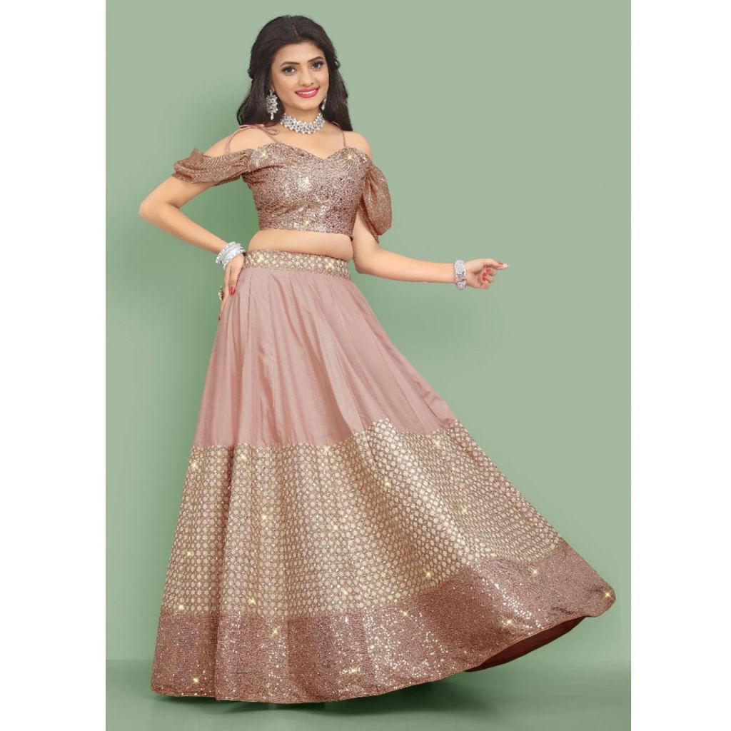 Af 2513 Designer Cotton Silk Lehenga Choli