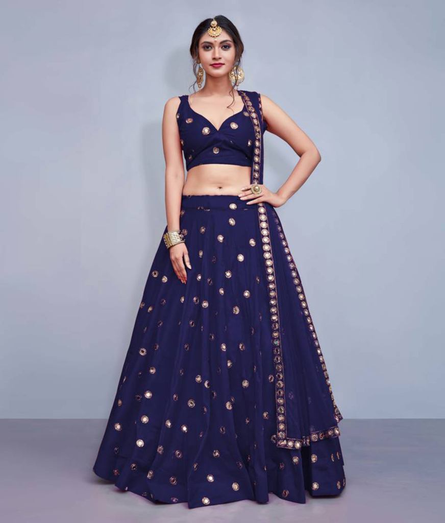 Af 4145 Beautiful Designer Silk Lehenga Choli