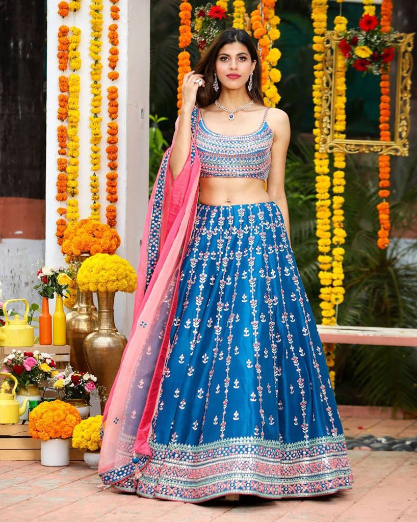 Af 5085 Designer Chinon Fancy Lehenga Choli