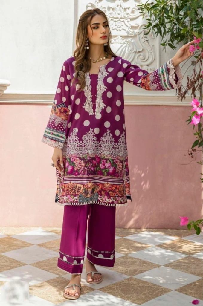 Agha Noor Jainee Vol 8 Luxury Lawn Dress Material