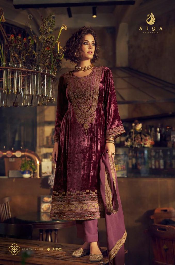 Aiqa The Adams  Fancy Salwar Kameez