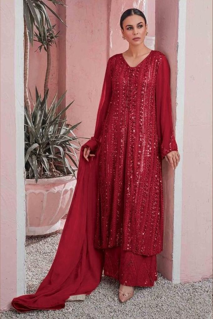 Al Karam 1255 Master Color Georgette Pakistani Suits