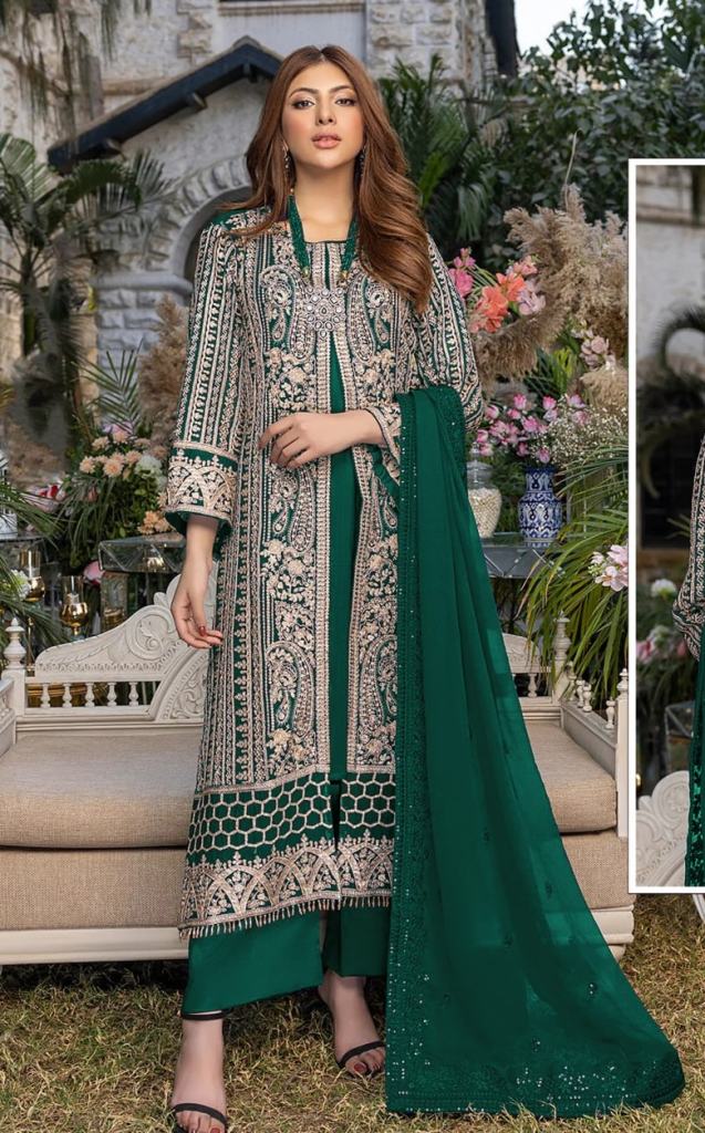 Al Karam 14786 Color Georgette  Designer Pakistani Suits