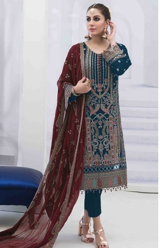 Al Karam 18786 Color Exclusive Party Wear Pakistani Suits