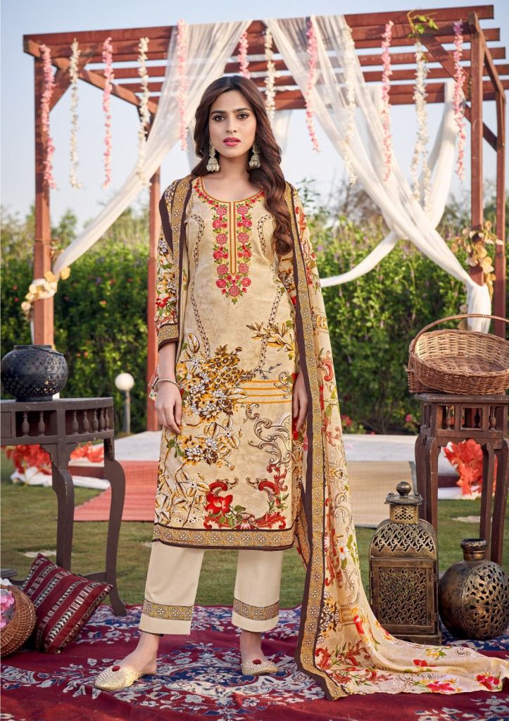 Al Karam Gulfam Vol 2 Casual Wear Pakistani Cotton Printed Dress Material