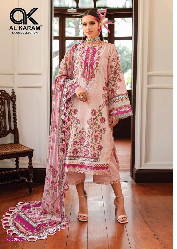 Al Karam Queen Court Vol 5 Dress Material 