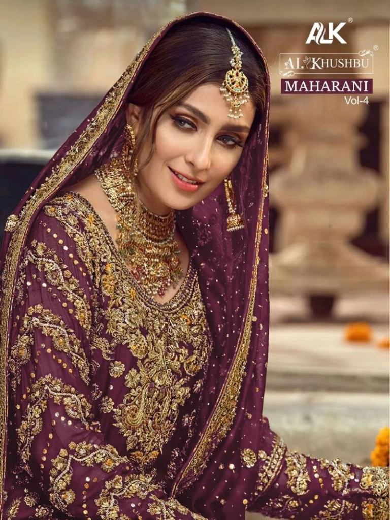 Al Khushbu Maharani Vol 4 Bridal Wear Pakistani Suits