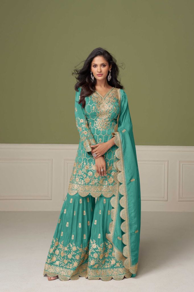 Aleena Super Hit 7554 A To C Designer Salwar Suits
