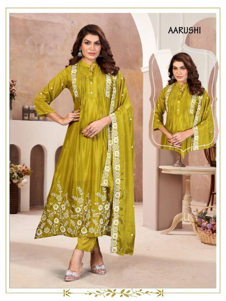 Alinee Aarushi Kurti Bottom With Dupatta