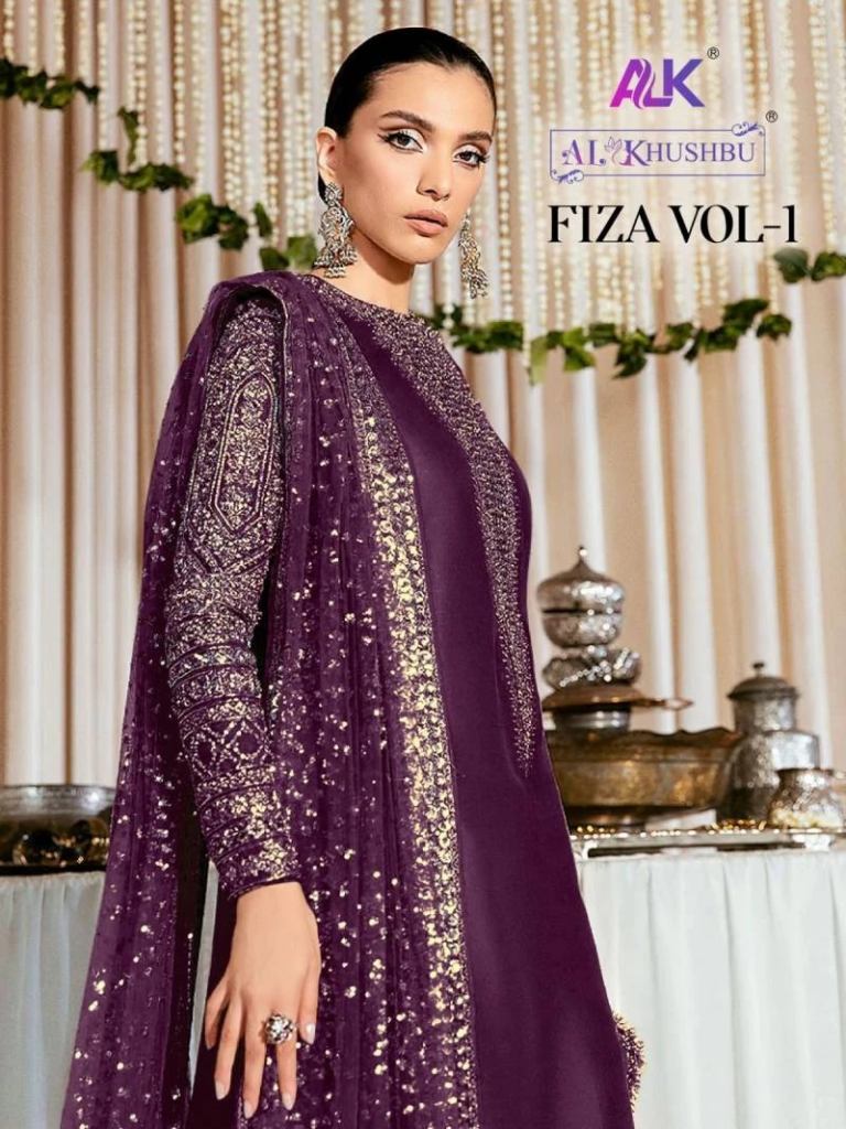 Alk Khushbu Fiza 4084 D To G Georgette Special EID Collection 