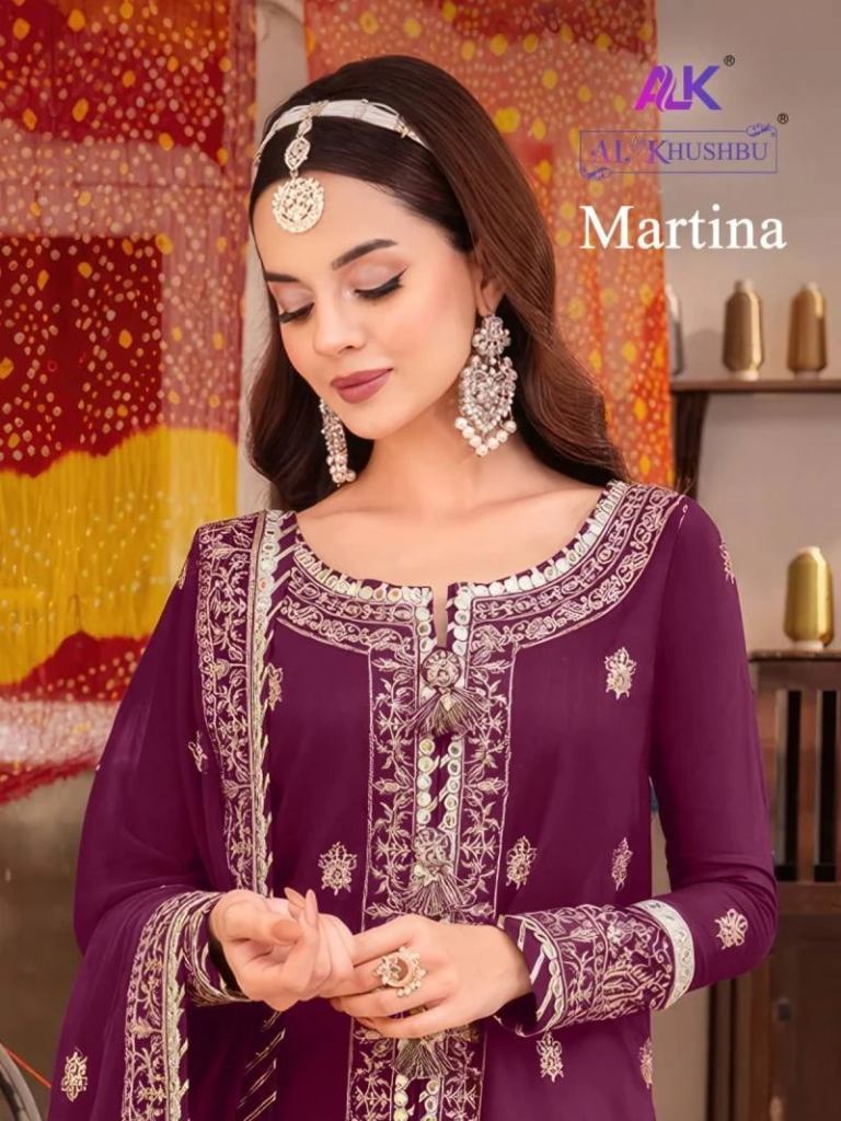 Alk Khushbu Martina 5078 Pakistani Salwar Kameez