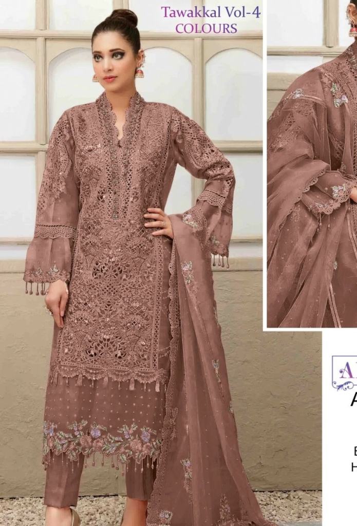 Alk Khushbu Tawakkal Vol 4 Exclusive Pakistani Suit Collection