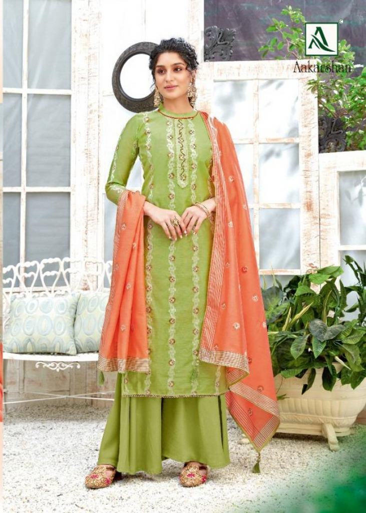 Alok  presents Aakarshan Exclusive Designer Dress Material