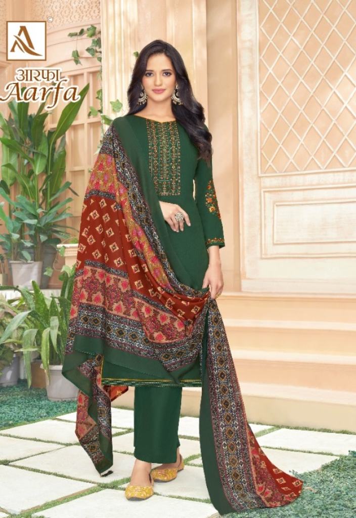  Alok Aarfa Pure Zam Cotton Print Daily Wear Dress Material