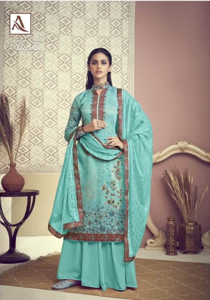 Alok Amoli Fancy Cotton Printed Salwa suits catalog 