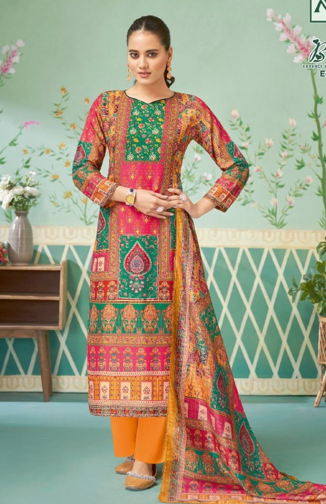 Alok Bella Edition 2 Designer Pure Muslin Printed Dress Materials 