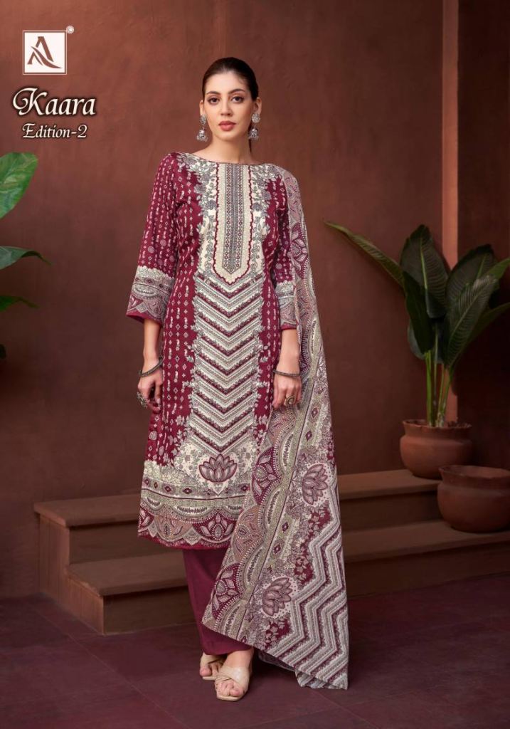 Alok Kaara Edition 2 Printed Dress Material