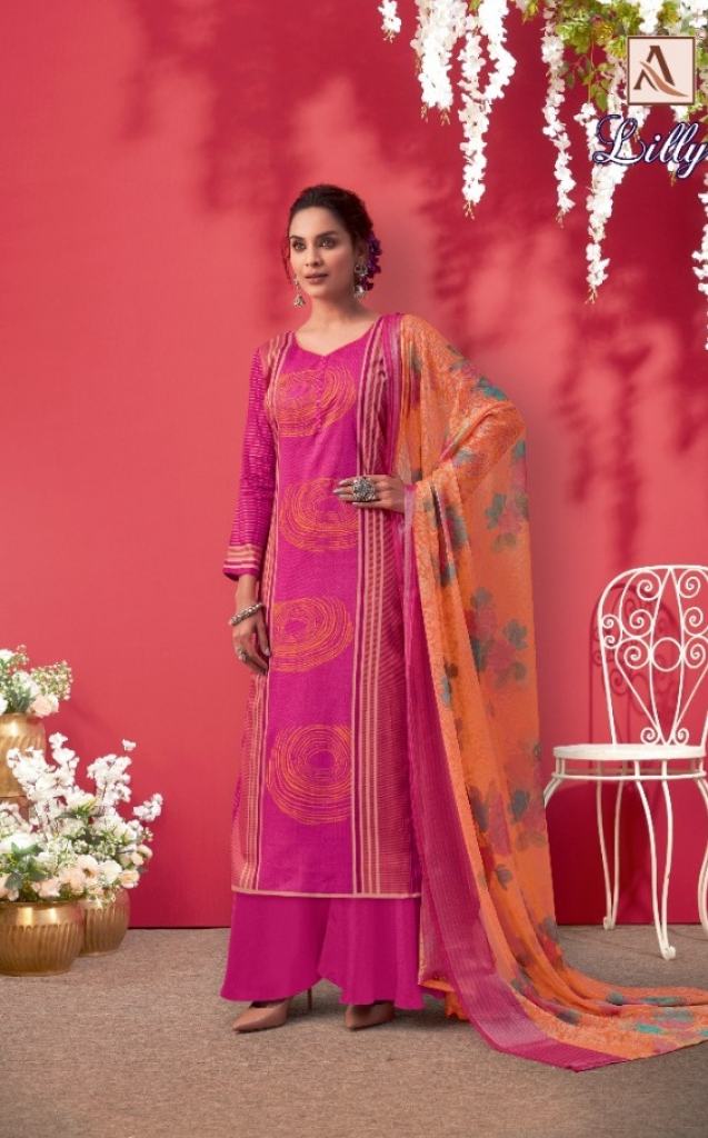 Alok Lilly vol 2 Designer Cotton Digital Printed Salwar suits catalog  