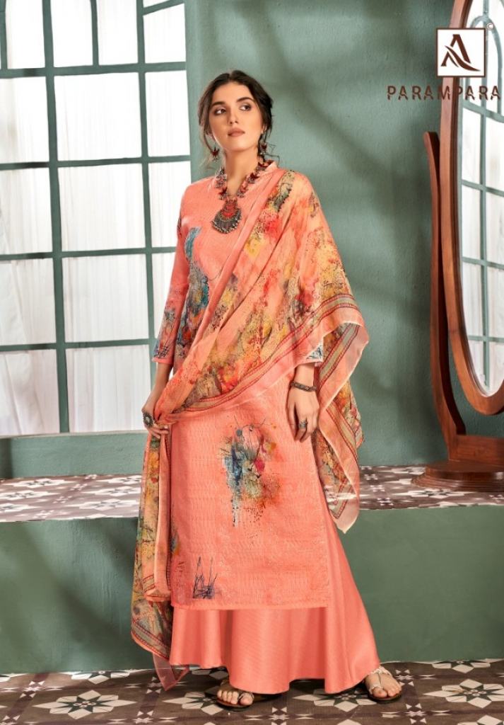 Alok Parampara  Designer Printed Buy Pure Jam  Cotton Dress Material  catalog 