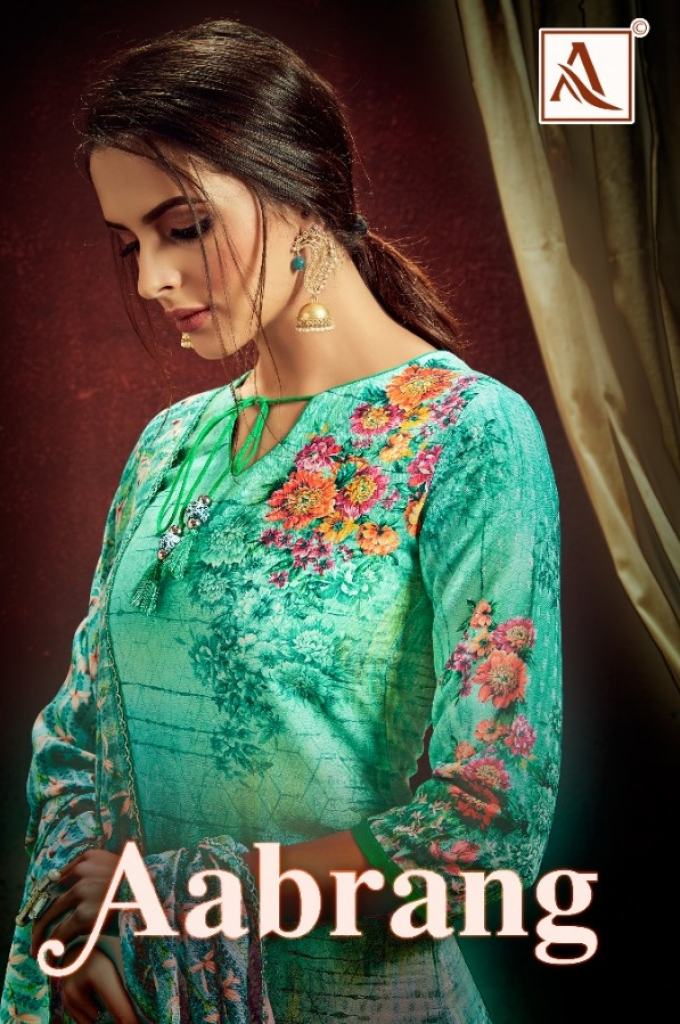Alok Present  Aabrang Digital Printed Dress Material