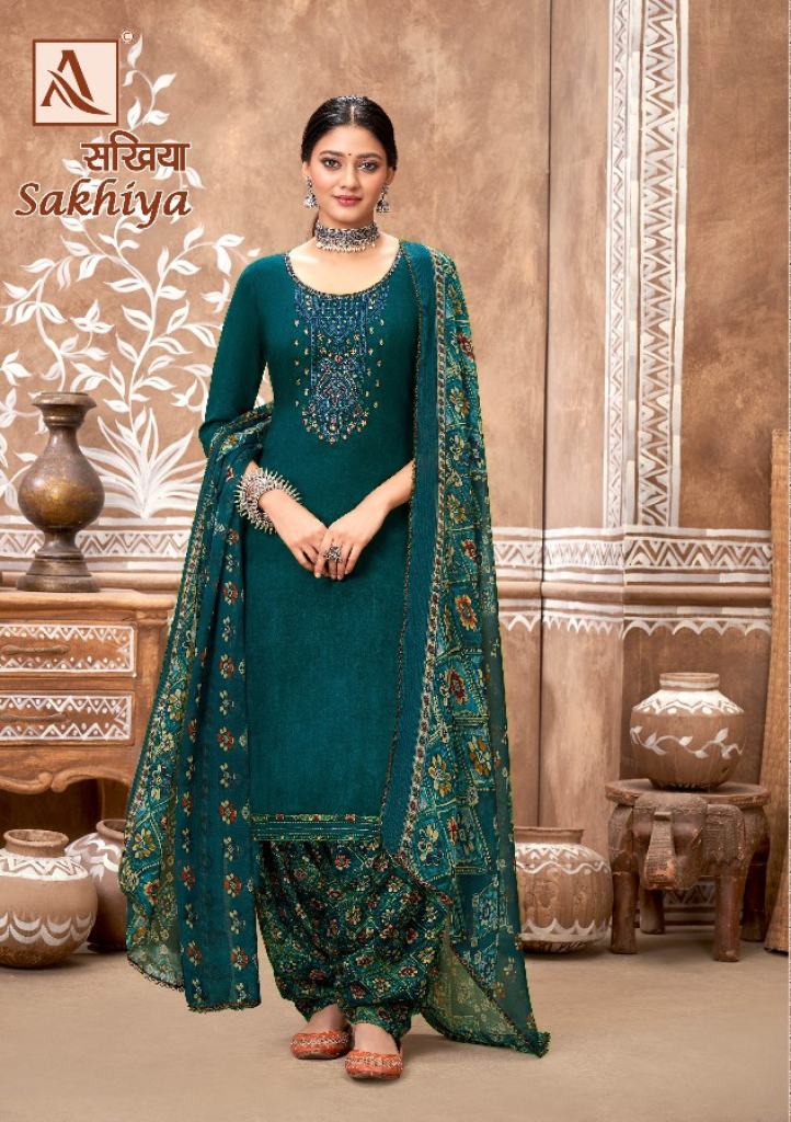 Alok Sakhiya vol 3 Festive Wear Designer Dress Material Collection
