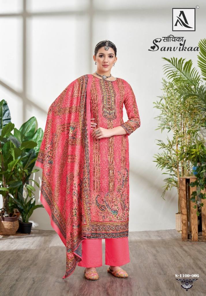 Alok Sanvikaa Winter Wear Pashmina Dress Material Collection