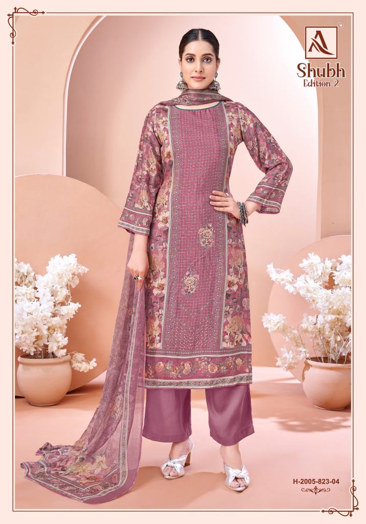 Alok Shubh Edition 2 Digital Print Dress Material