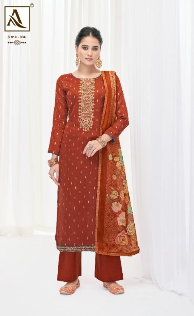 Alok Tarunika Catalog Pure Jam Cotton Party Wear Ladies Dress Materials 