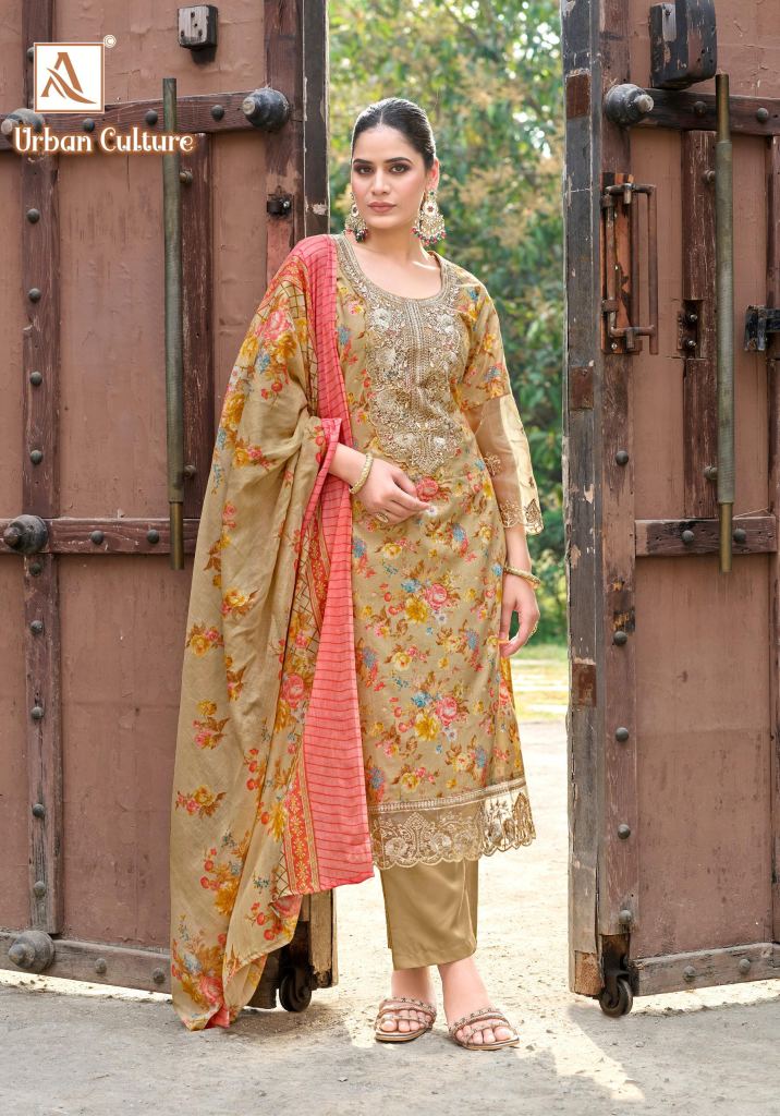 Alok Urban Culture Printed Designer Dress Material
