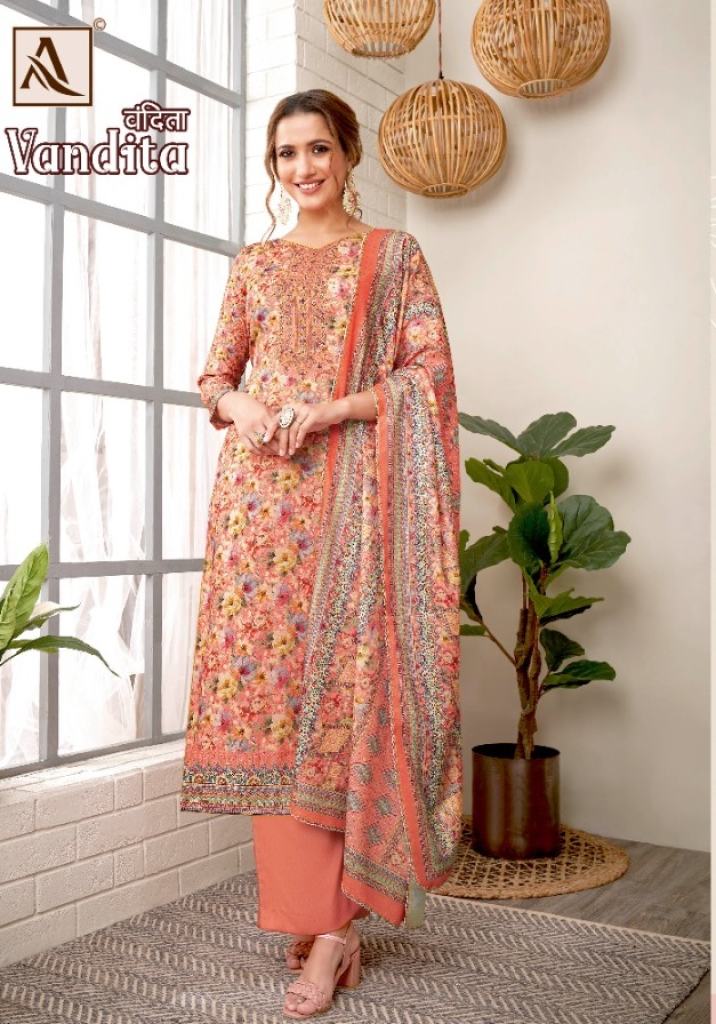 Alok Vandita Pashmina Digital Print Dress Material collection 