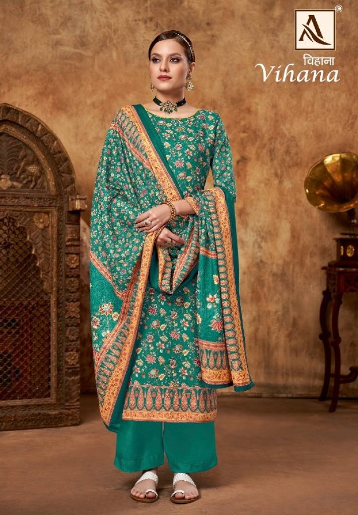 Alok Vihana  Digital Print Ladies Pashmina Dress Material