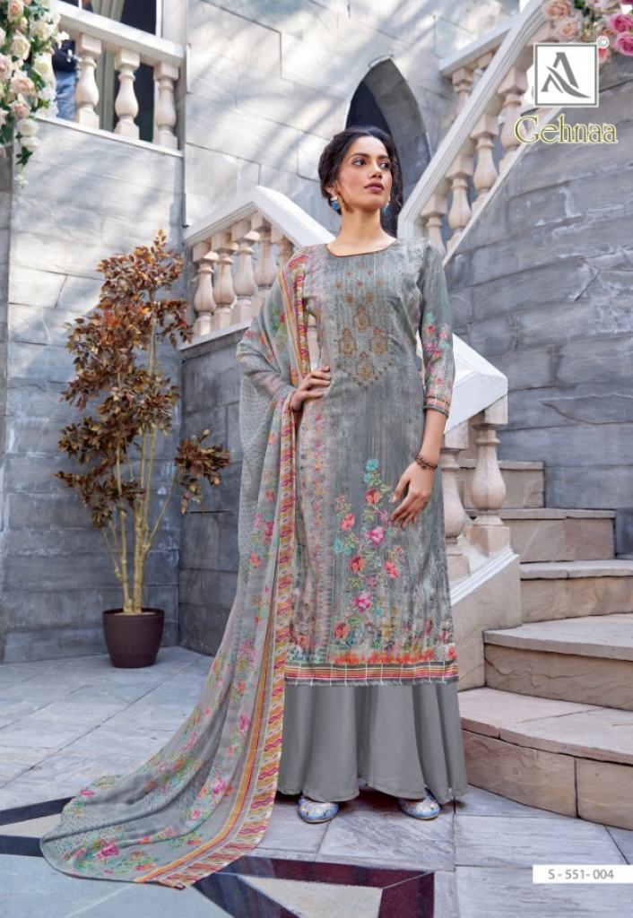 Alok  presents Gehnaa Designer Dress Material 