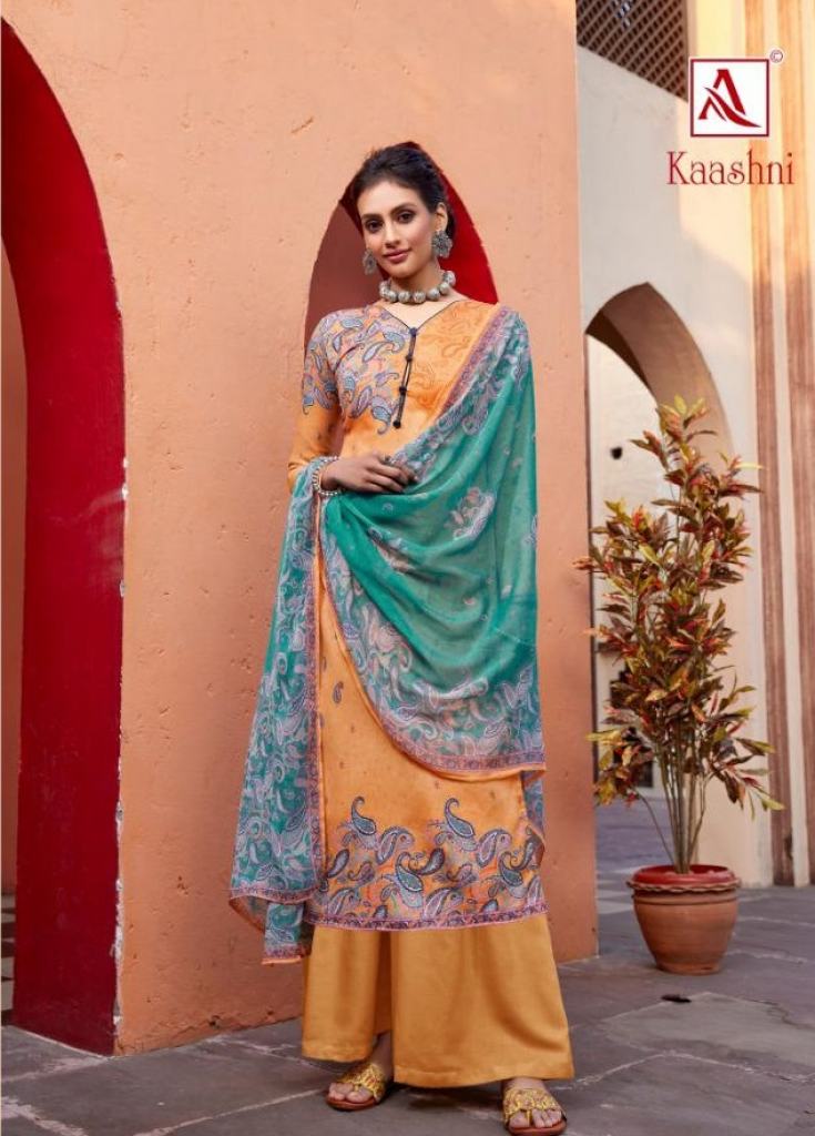 Alok presents Kaashni Printed Designer Dress Material 